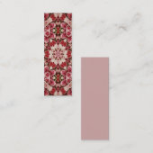 Waterverf  Floral Geometric Contactkaartje (Voorkant / Achterkant)