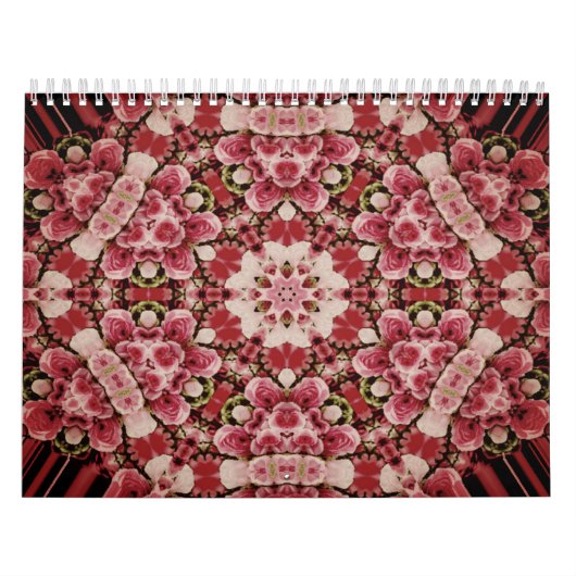 Waterverf  Floral Geometric Kalender (Hoes)