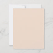 Waterverf Floral - Gepersonaliseerd Flat Notecard Notitiekaartje (Achterkant)