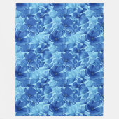 Waterverf Floral Gezellig Comfort en Stijl Fleece Deken (Voorkant)