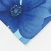 Waterverf Floral Gezellig Comfort en Stijl Fleece Deken (Hoek)