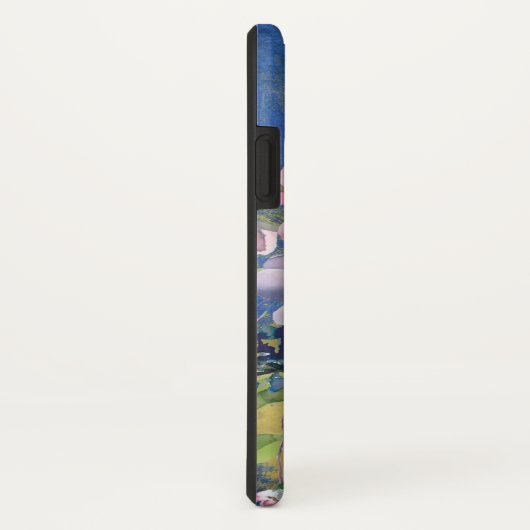 Waterverf Floral Glitter Case-Mate iPhone Case (Achterkant/rechts)