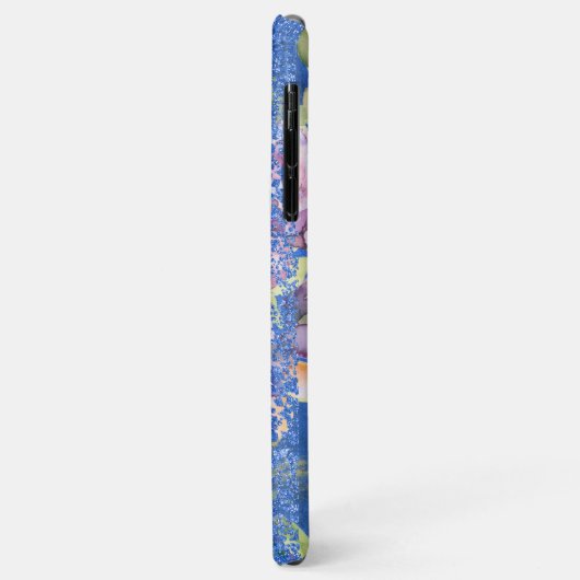 Waterverf Floral Glitter Case-Mate iPhone Case (Achterkant/links)