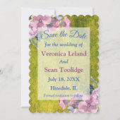 Waterverf Floral Glitter Kaart (Achterkant)