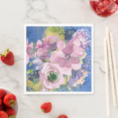 Waterverf Floral Glitter Servet (Insitu)