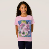 Waterverf Floral Glitter T-shirt (Voorkant volledig)