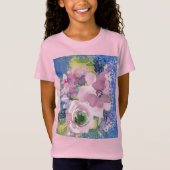 Waterverf Floral Glitter T-shirt (Voorkant)