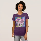 Waterverf Floral Glitter T-shirt (Voorkant volledig)