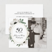 Waterverf Floral Gold 50e Jubileum (Voorkant / Achterkant)