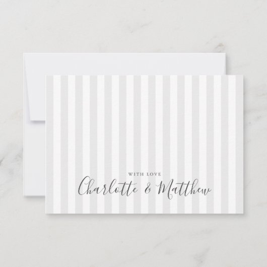 Waterverf Floral Gold Anchor Dank u kaart (Achterkant)