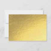 Waterverf Floral Gold Geometric RSVP (Achterkant)