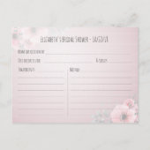 Waterverf Floral Gold Script Vrijgezellenfeest Rec Uitnodiging Briefkaart (Achterkant)