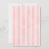 Waterverf Floral Gold White Baby shower Kaart (Achterkant)