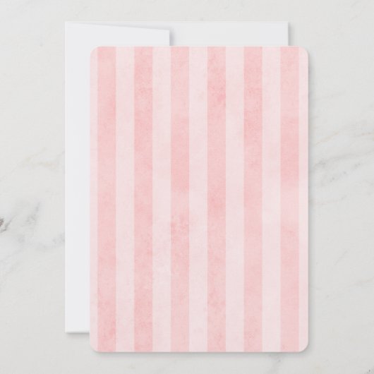 Waterverf Floral Gold White Baby shower Kaart (Achterkant)