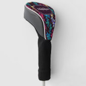 Waterverf Floral Golfheadcover (Schuin)