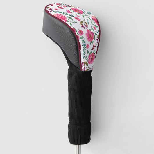 Waterverf Floral Golfheadcover (Schuin)
