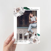 Waterverf Floral Gradual Party Invitation Kaart