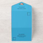 Waterverf Floral Greenery Vrijgezellenfeest Recipe All In One Uitnodiging (Buitenkant)