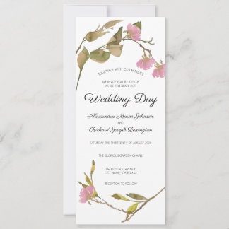 Waterverf Floral Greenery Wedding Kaart