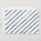 Waterverf Floral Happy Hanukkah Feestdagenkaart (Achterkant)