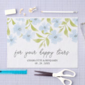 Waterverf Floral Happy Tears Wedding Tissuepapier (Craft)