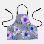 Waterverf Floral Harmony – Naadloze Botanische Pat Schort (Voorkant)