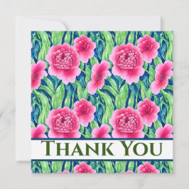 Waterverf Floral Hartelijk dank