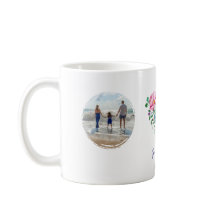 Waterverf Floral Heart Hummingbird Foto Gift