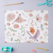  Waterverf Floral Hummingbird Patroon Tissuepapier (Craft)
