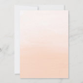 Waterverf Floral Impression Vrijgezellenfeest Invi Kaart (Achterkant)