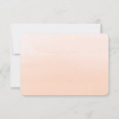 Waterverf Floral Impression Wedding RSVP (Achterkant)