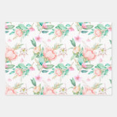 Waterverf Floral Inpakpapier Vel (Voorkant 2)