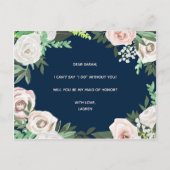 Waterverf Floral, je wordt mijn Kaart (Achterkant)