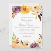 Waterverf Floral Kaart (Voorkant)