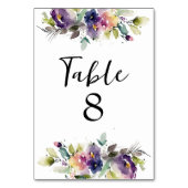 Waterverf Floral Kaart (Achterkant)