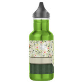 Waterverf Floral Kaleidoscope met Monogram Waterfles (Links)