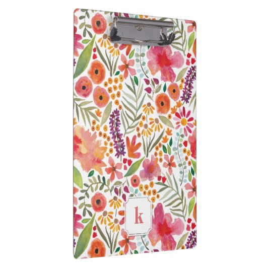 Waterverf Floral klembord (Rechts)