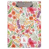 Waterverf Floral klembord (Voorkant)