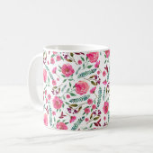 Waterverf Floral Koffiemok (Voorkant links)