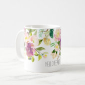 Waterverf Floral Koffiemok (Voorkant links)