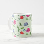Waterverf Floral Koffiemok (Voorkant links)