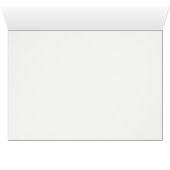 Waterverf Floral Krans en Hare Note Kaart (Binnen Horizontaal (Onder))