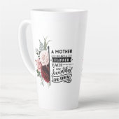 Waterverf Floral Latte Mok (Linkerhoek)