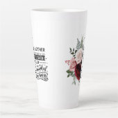 Waterverf Floral Latte Mok (Voorkant)