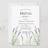 Waterverf Floral Lavender Vrijgezellenfeest Aankondiging (Voorkant)