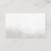  Waterverf Floral Leaf Desiger Visitekaartje (Achterkant)