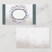  Waterverf Floral Leaf Desiger Visitekaartje (Voorkant / Achterkant)