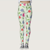 Waterverf Floral Leggings (Voorkant)