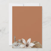 Waterverf Floral Leopard 60ste verjaardag Kaart (Achterkant)