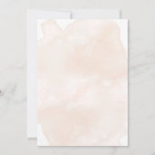 Waterverf Floral Lijst Wedding Save the Date (Achterkant)